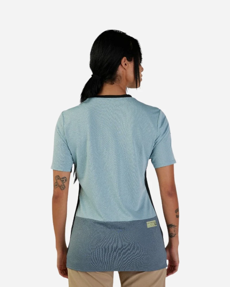 Maillot manches courtes femme Fox Racing Defend - Gris Anthracite