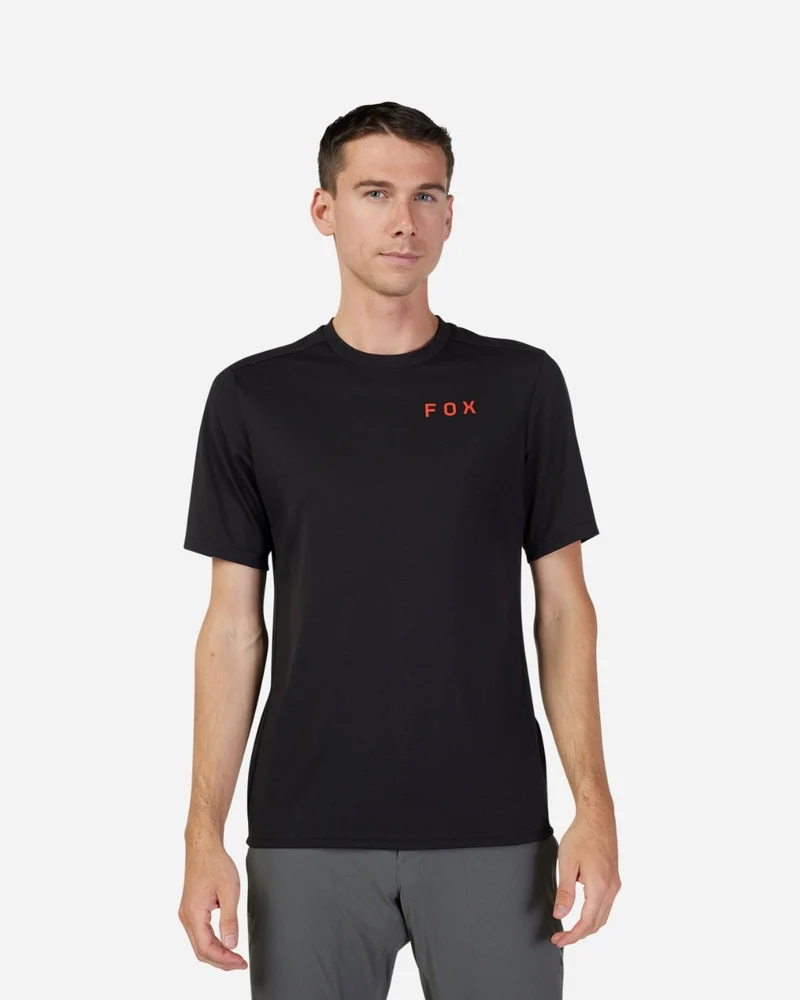 Maillot manches courtes Fox Racing Ranger Drirelease Race - Noir