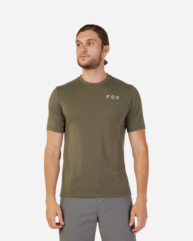 Maillot manches courtes Fox Racing Ranger Drirelease Alyn - Vert
