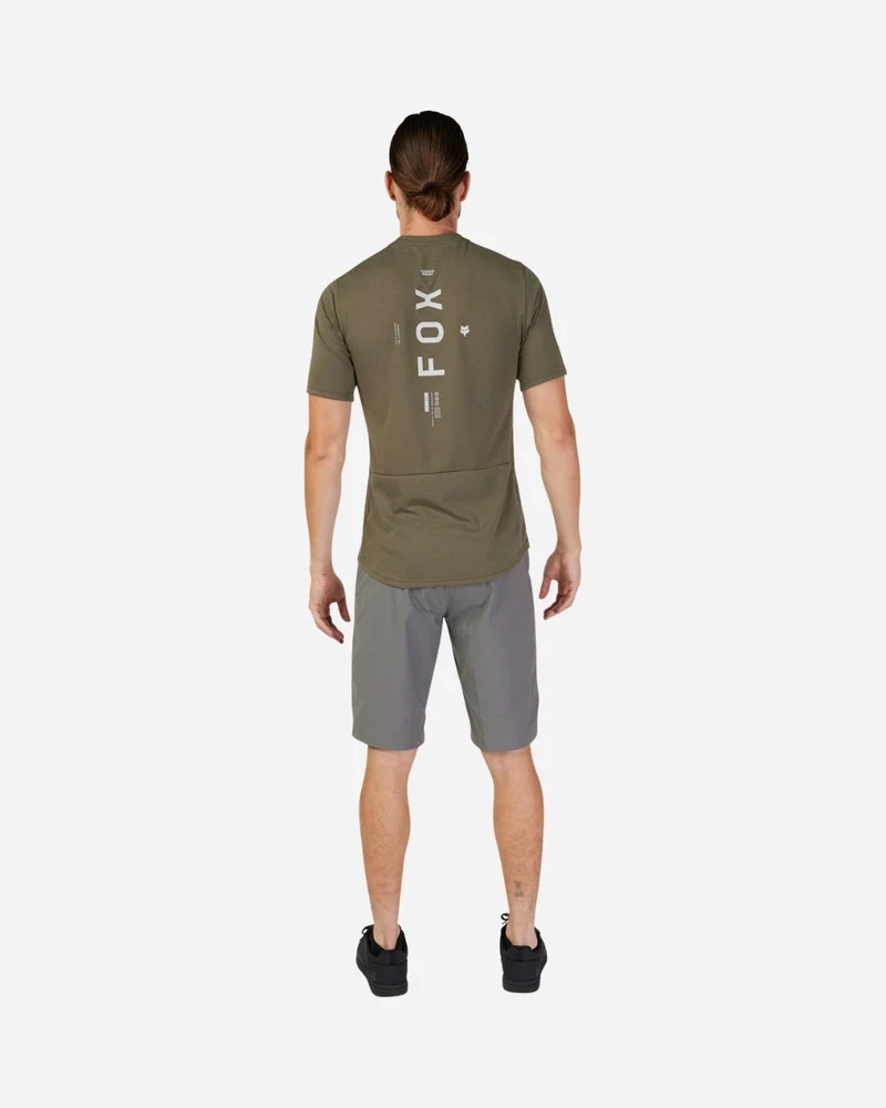 Maillot manches courtes Fox Racing Ranger Drirelease Alyn - Vert