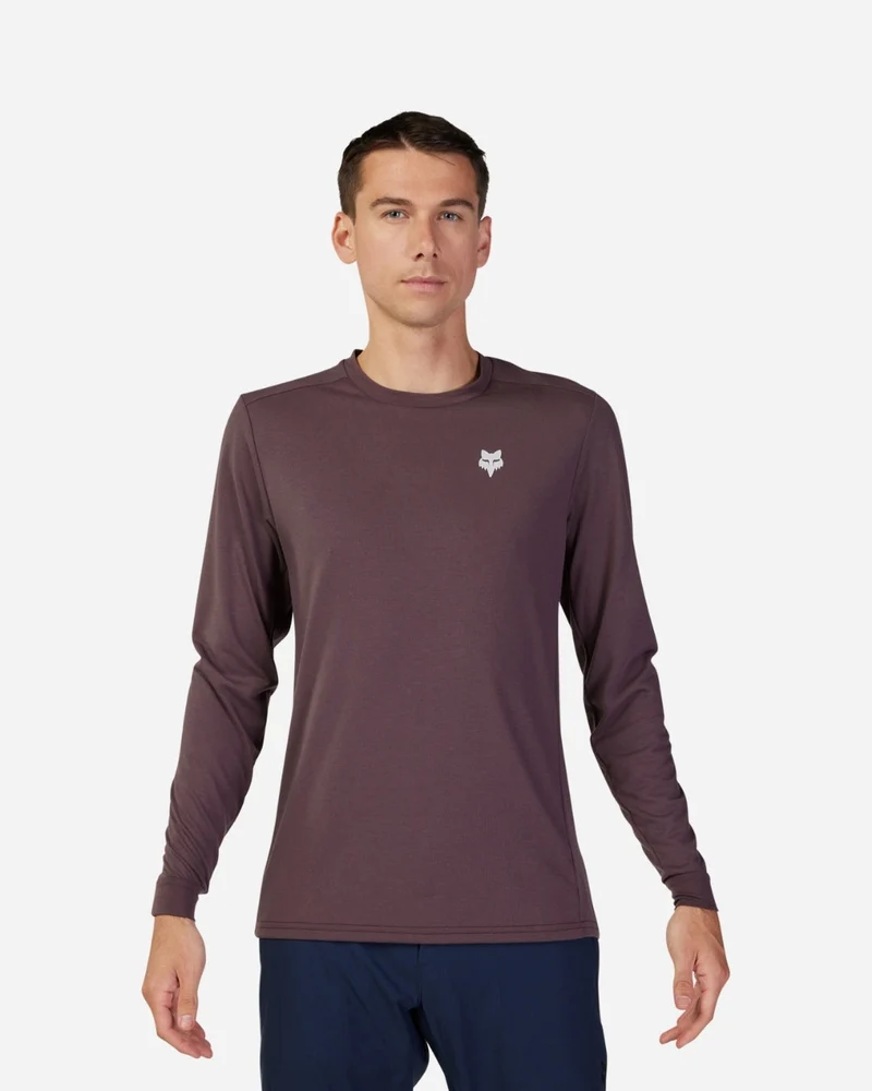 Maillot manches longues Fox Racing Ranger Drirelease Tred Midweight - Violet