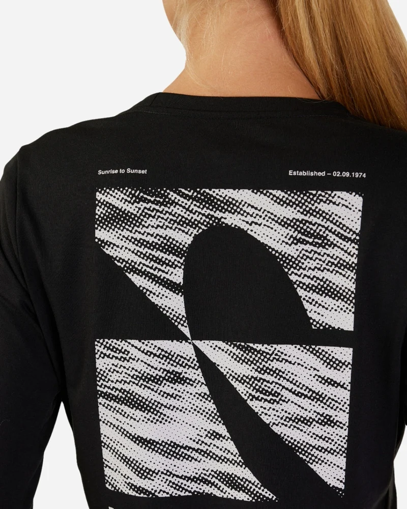 Maillot manches longues femme Fox Racing Ranger Drirelease Midweight - Noir
