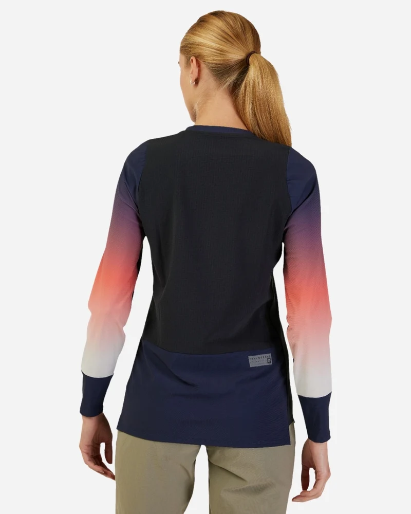 Maillot manches longues femme Fox Racing Defend Thermal - Lunar Black
