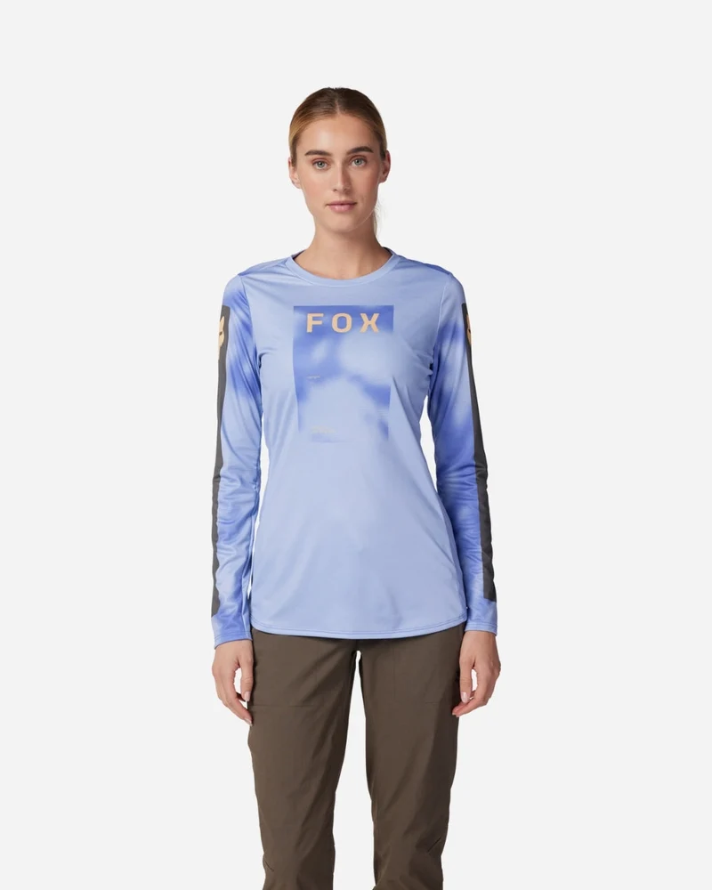 Maillot manches longues femme Fox Racing Defend Taunt - Tulipe