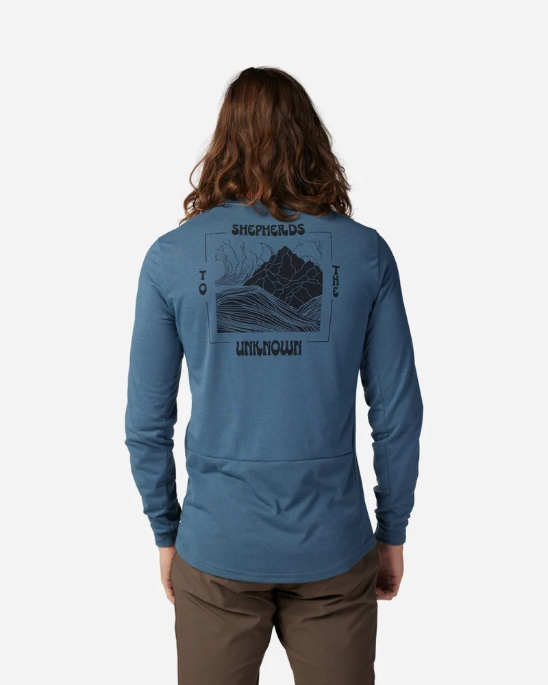Maillot manches longues Fox Racing Ranger Shepherds Drirelease - Foncé