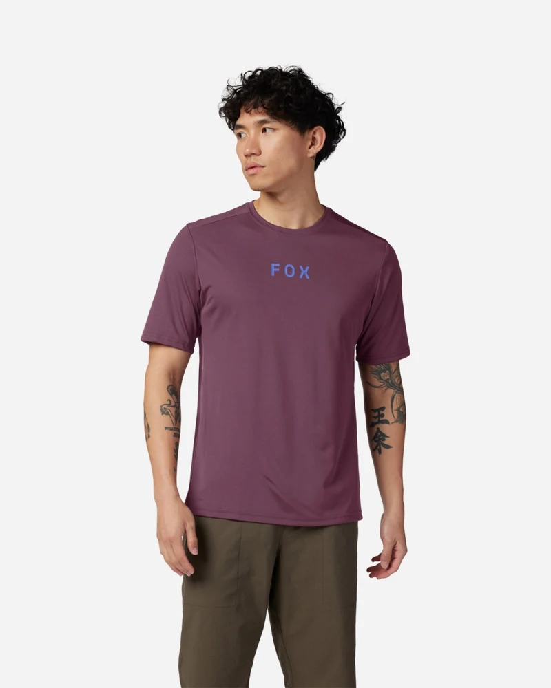 Maillot manches courtes Fox Racing Ranger Moth - Violet Foncé