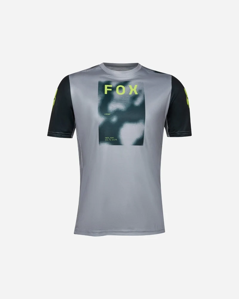 Maillot manches courtes Fox Racing Ranger Taunt Race - Gris Acier