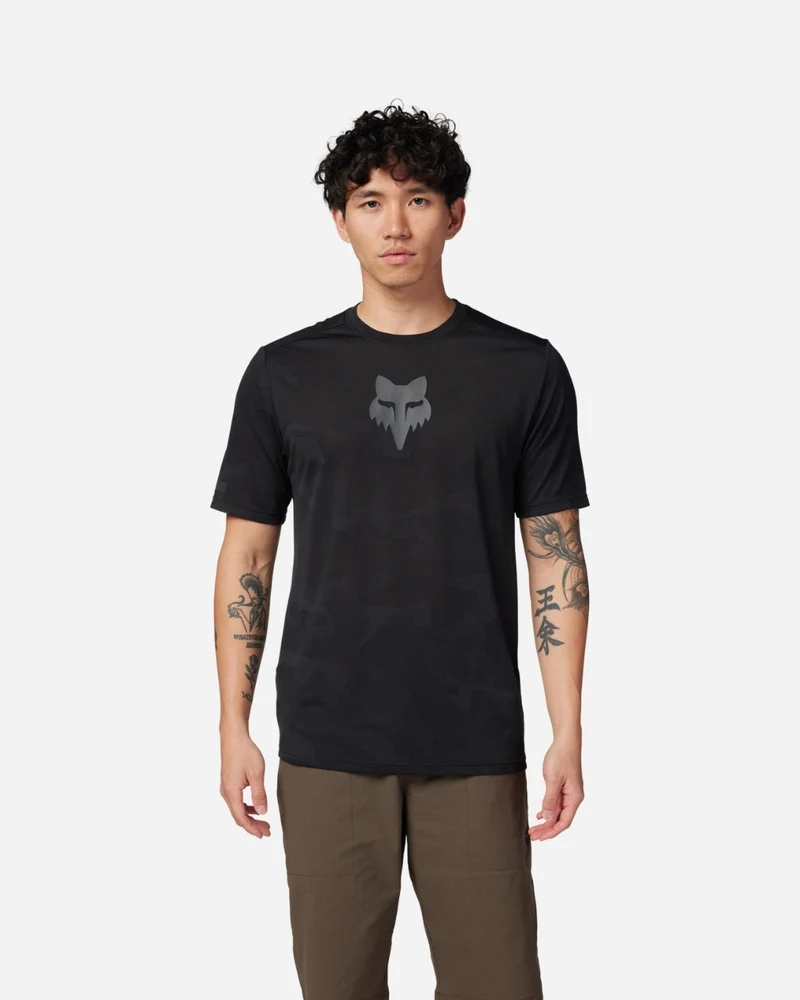 Maillot manches courtes Fox Racing Ranger TruDri - Noir