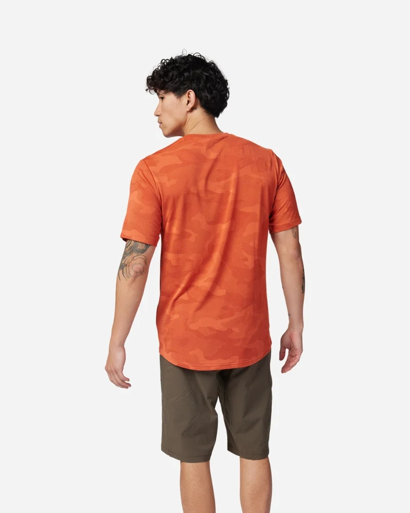 Maillot manches courtes Fox Racing Ranger TruDri - Orange Fluo