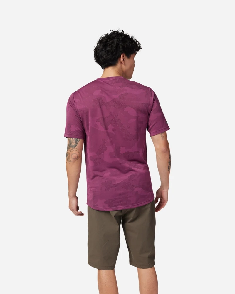 Maillot manches courtes Fox Racing Ranger TruDri - Sangria