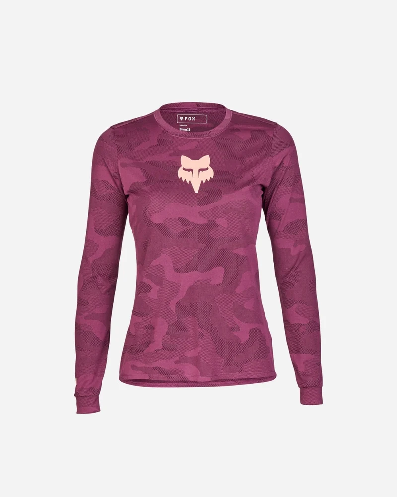 Maillot manches longues femme Fox Racing Ranger TruDri - Sangria