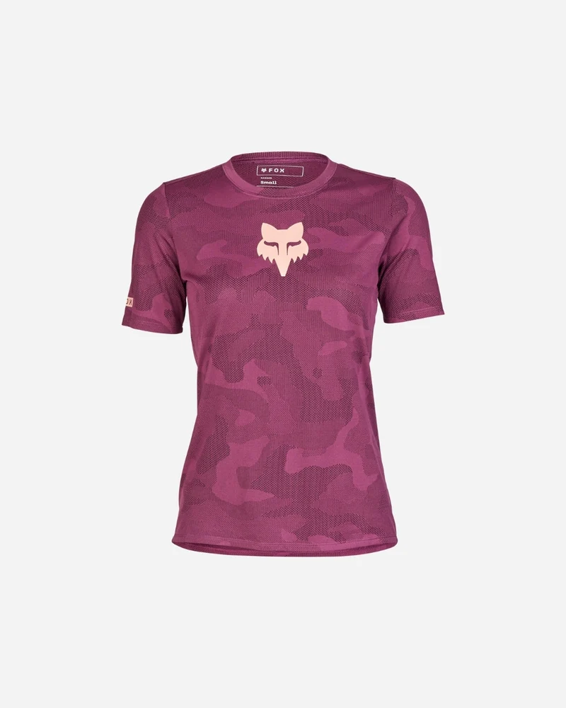 Maillot manches courtes femme Fox Racing Ranger TruDri - Sangria