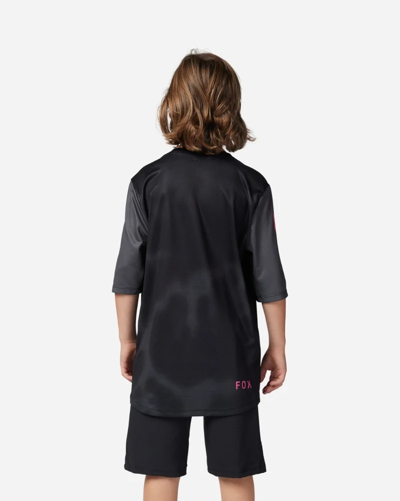 Maillot manches courtes enfant Fox Racing Ranger Taunt - Noir