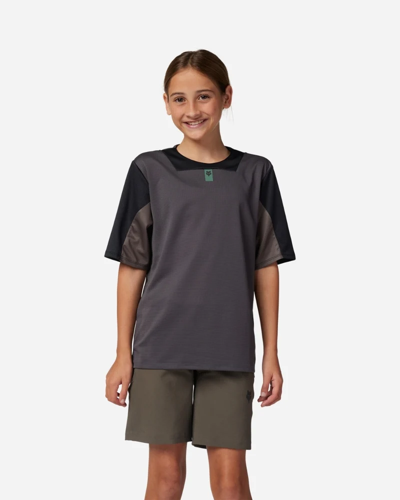 Maillot manches courtes enfant Fox Racing Defend - Graphite
