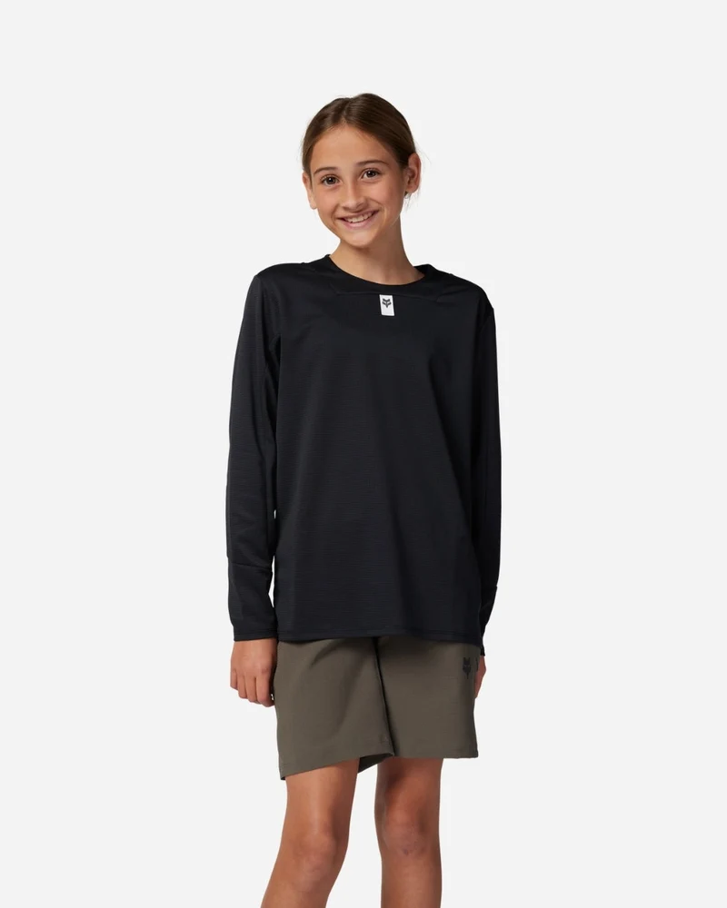 Maillot manches longues enfant Fox Racing Defend - Noir