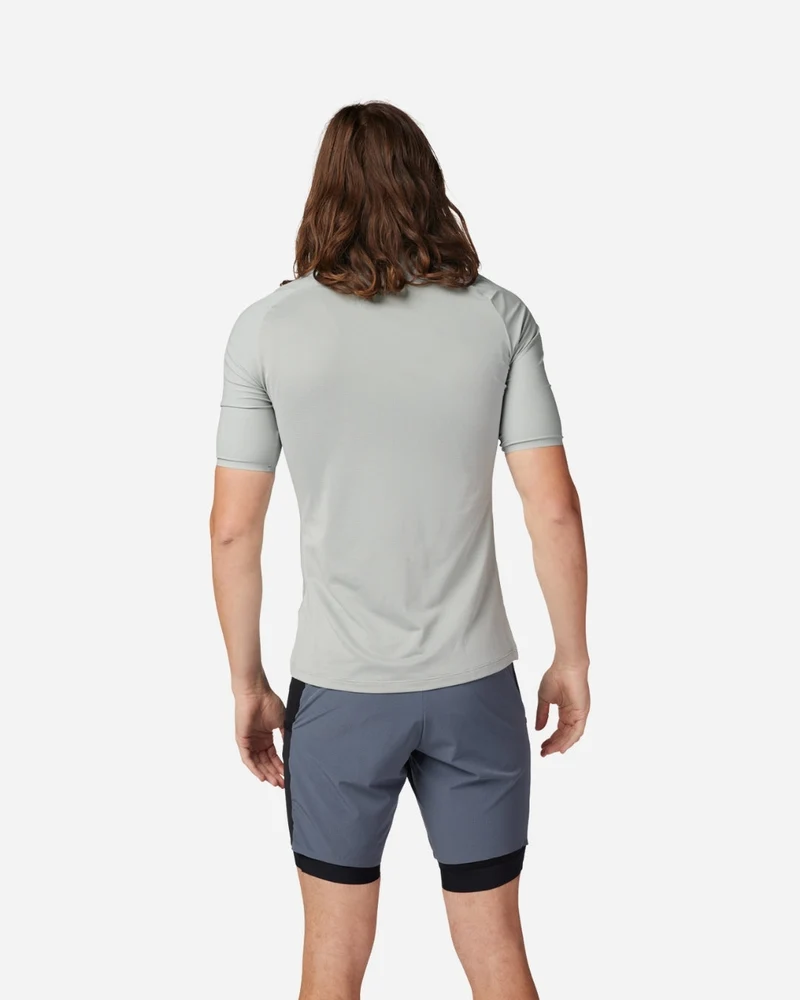 Maillot manches courtes Fox Racing Flexair Ascent - Gris Vintage