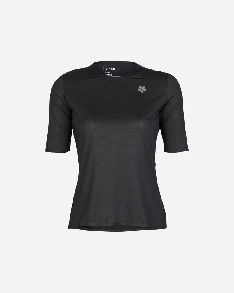 Maillot manches courtes femme Fox Racing Flexair Ascent - Noir