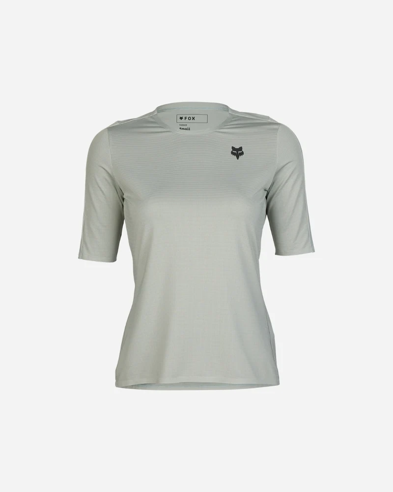 Maillot manches courtes femme Fox Racing Flexair Ascent - Gris