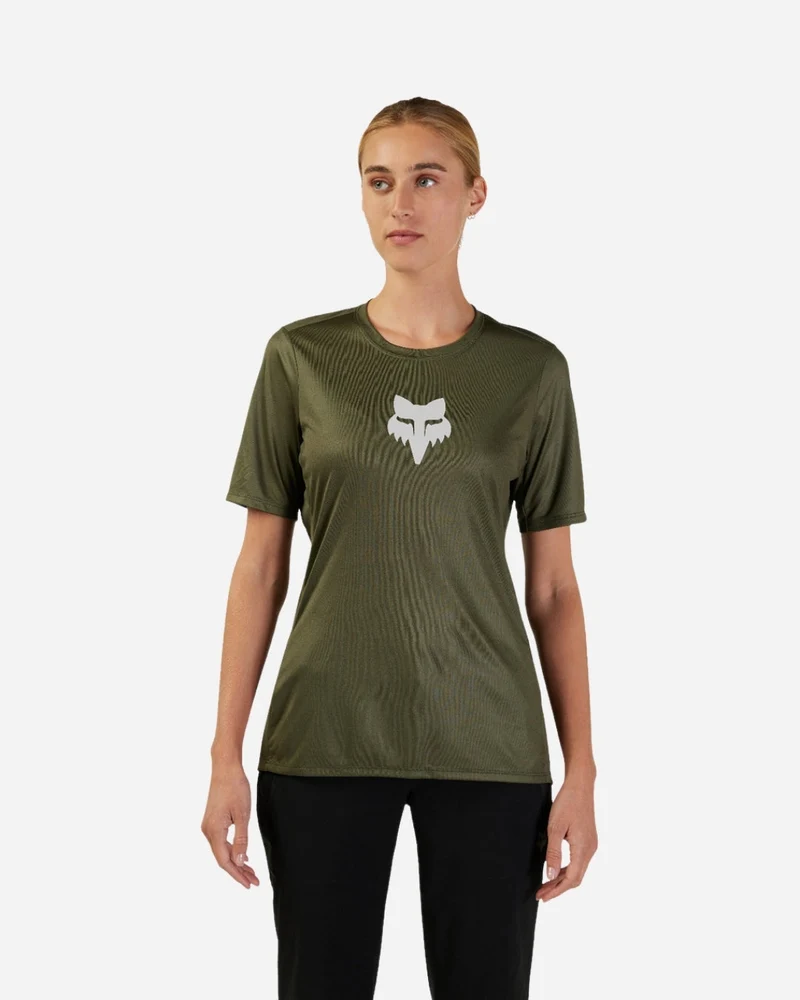 Maillot manches courtes Femme Fox Racing Ranger Fox Head - Vert