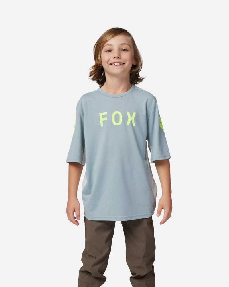 Maillot manches courtes Enfant Fox Racing Ranger Aviation Drirelease - Gunmetal