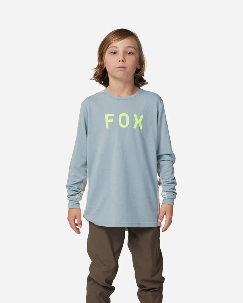 Maillot manches courtes Enfant Fox Racing Ranger Aviation Drirelease - Gunmetal