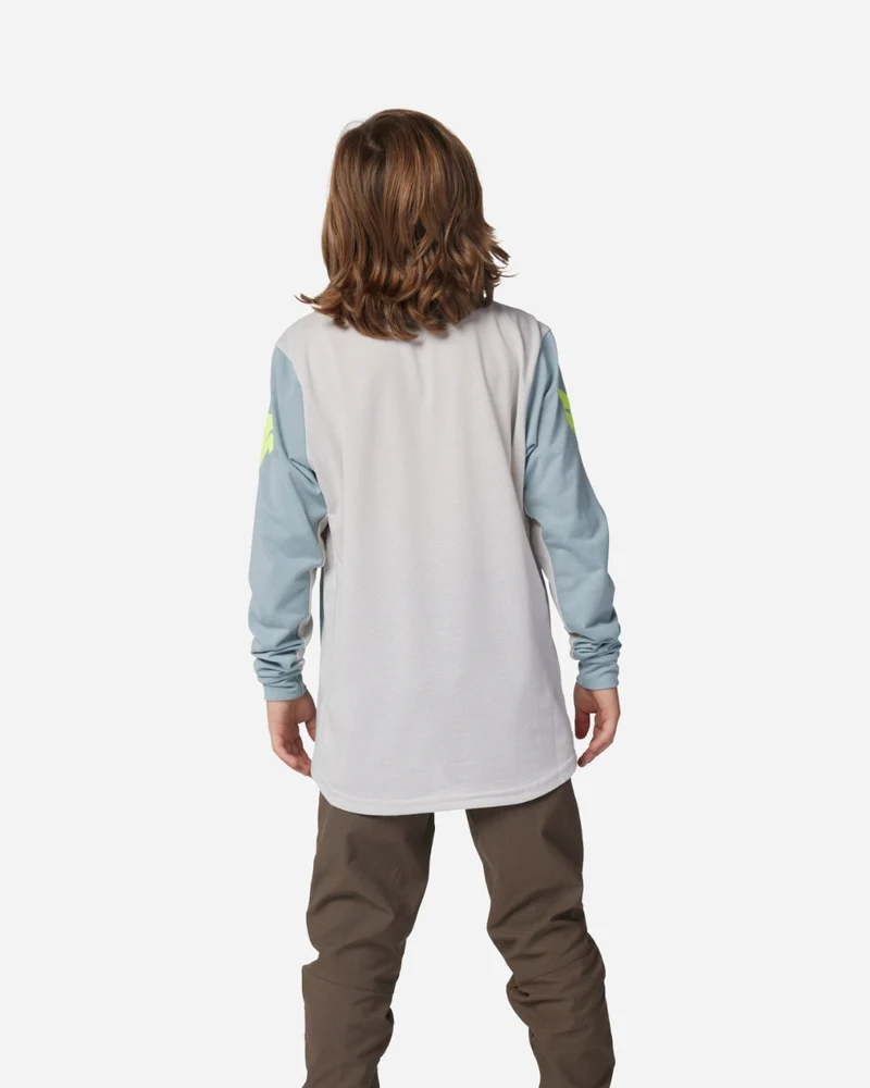 Maillot manches courtes Enfant Fox Racing Ranger Aviation Drirelease - Gunmetal
