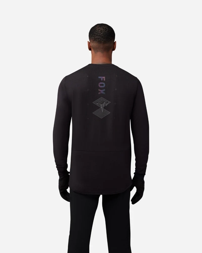 Maillot manches longues Fox Racing Ranger Drirelease Midweight - Noir Lunar