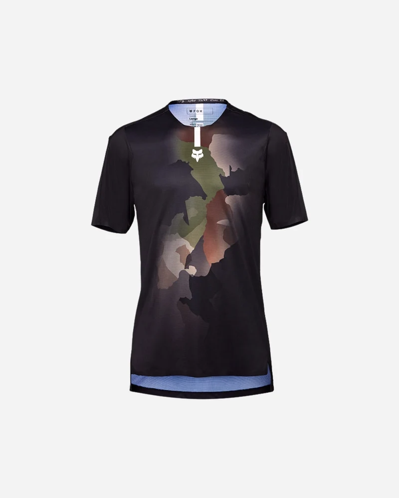 Maillot manches courtes Fox Racing Flexair Pro - Camouflage Vert