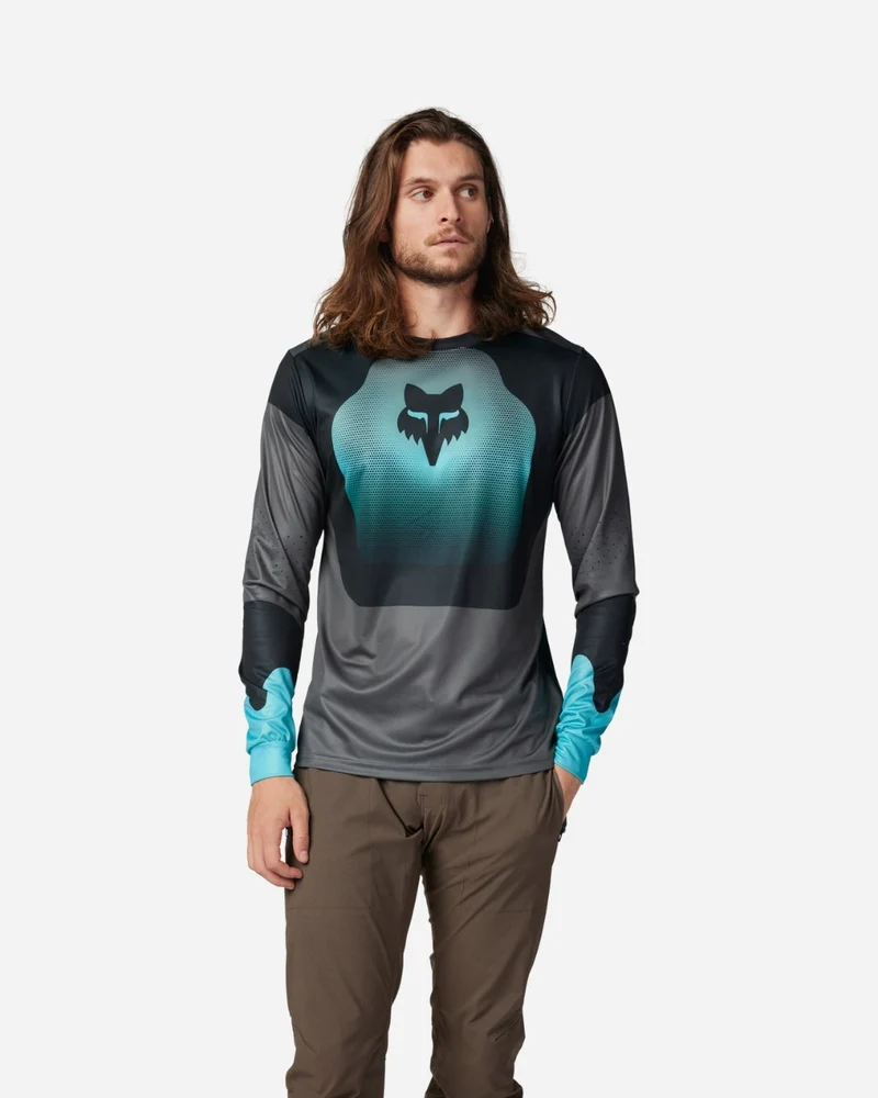 Maillot manches longues Fox Racing Ranger Revise - Turquoise
