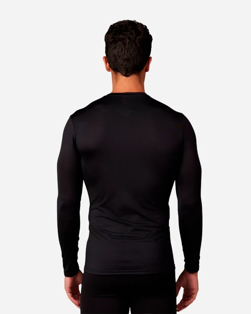 T-shirt Fox Racing Tecbase Manches Longues - Noir