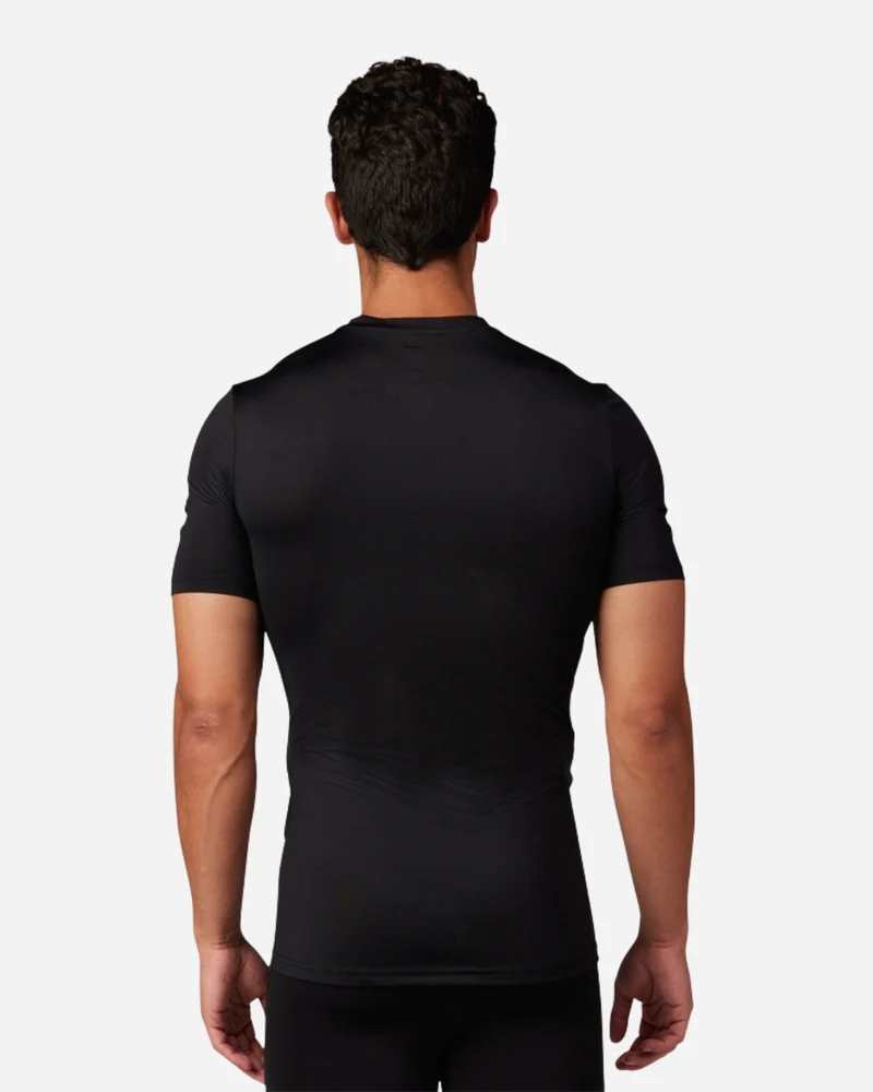 T-shirt Fox Racing Tecbase Manches Courtes - Noir