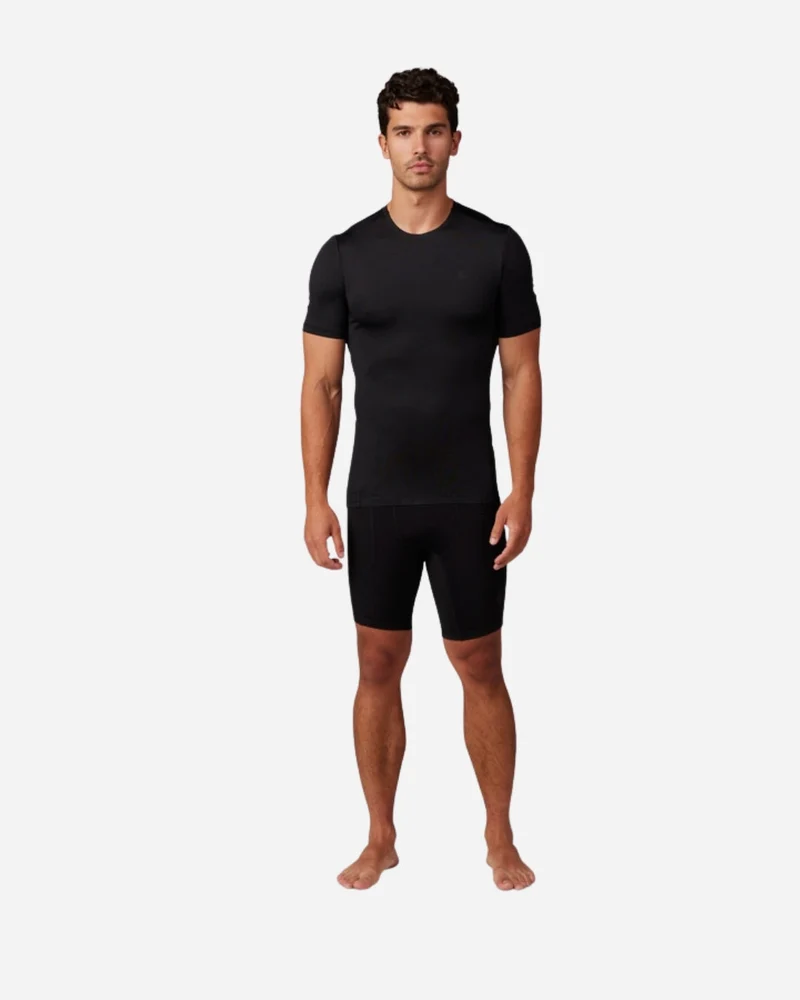 T-shirt Fox Racing Tecbase Manches Courtes - Noir
