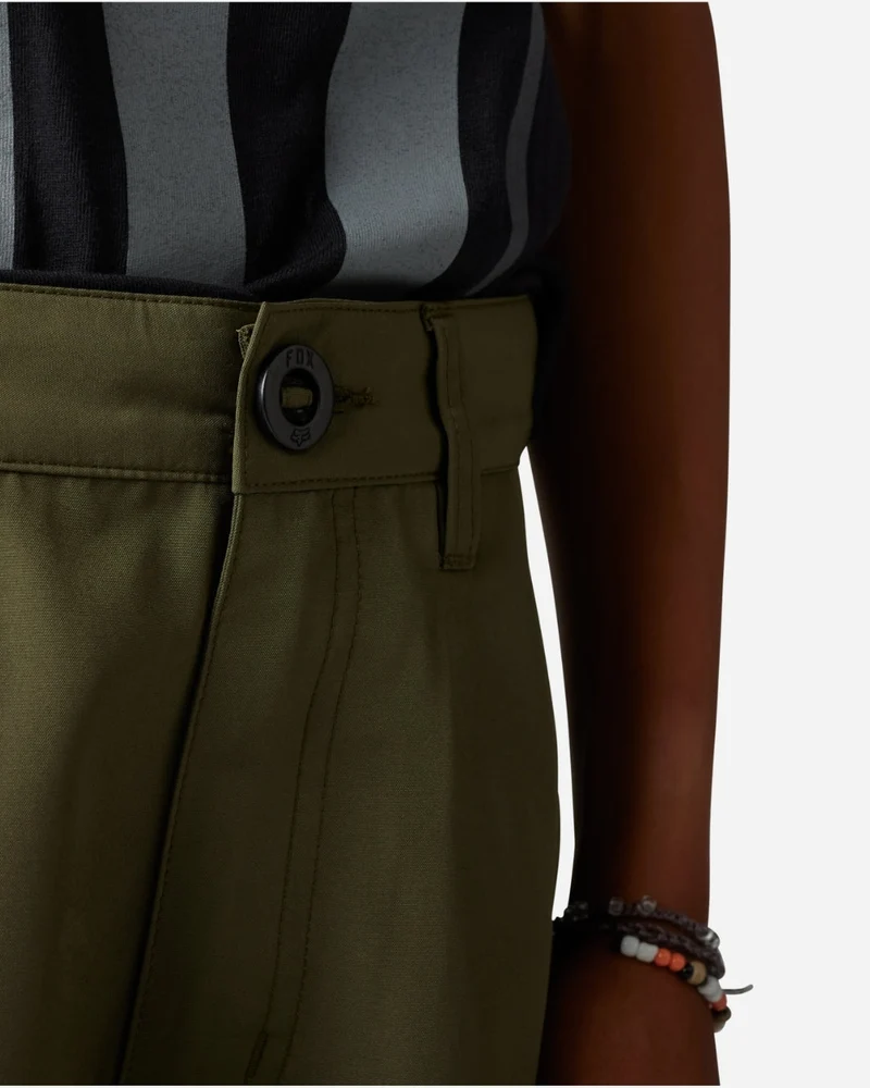 Short Tech Enfant Fox Racing Essex - Vert Olive