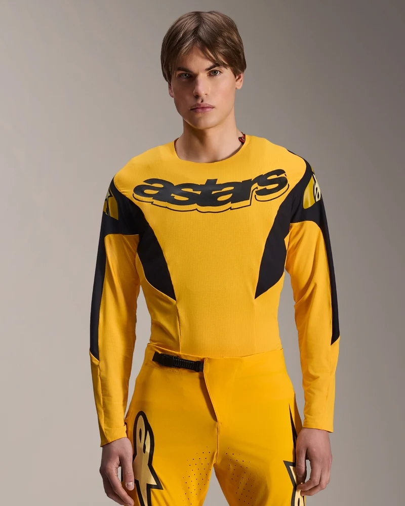 Maillot Manches Longues Alpinestars A-Supra Melt - Jaune