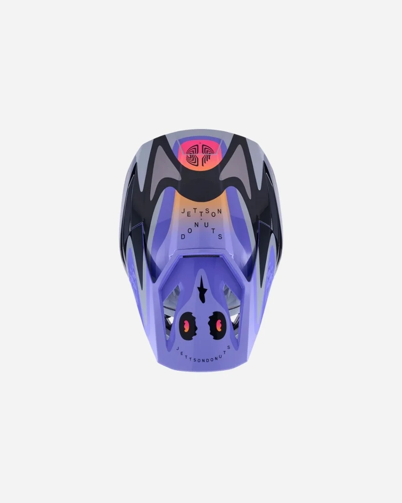 Visière Alpinestars Supertech M3 Jettson ece 22.06 - Gris/Violet/Noir Brillant