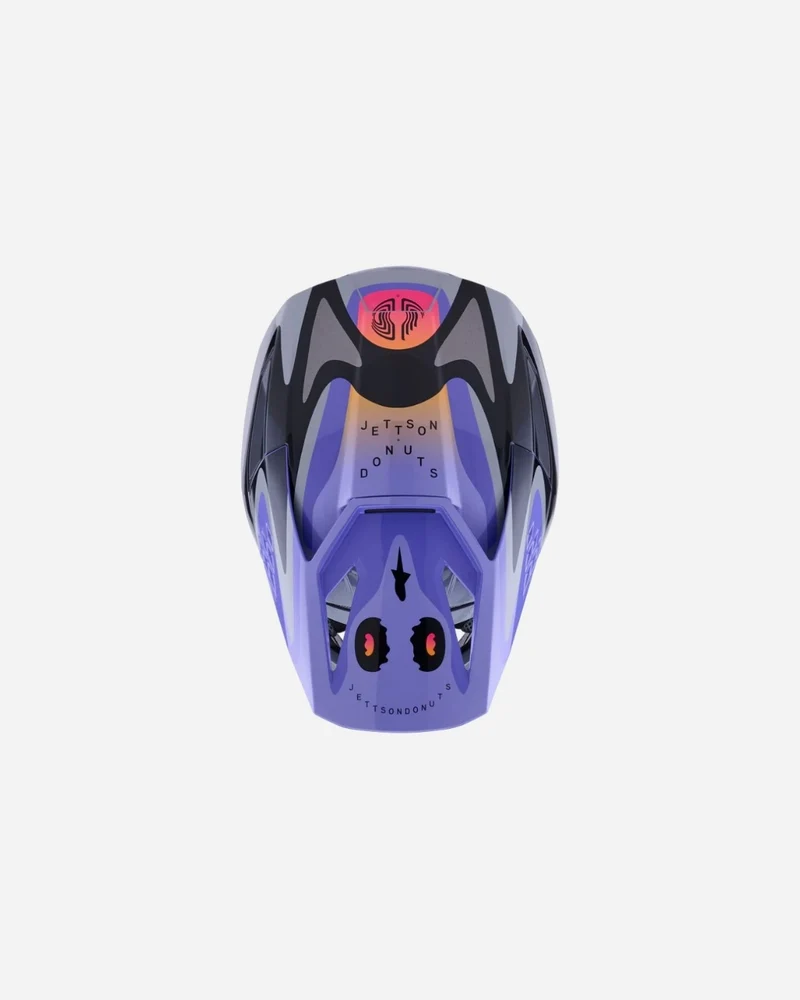 Visière enfant Alpinestars Supertech M3 Jettson ece 22.06 - Gris/Violet/Noir Brillant