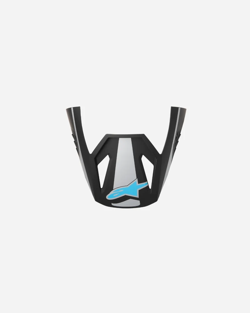 Visière Alpinestars Supertech M3 Heatece06 - Argent/Bleu/Noir Mat