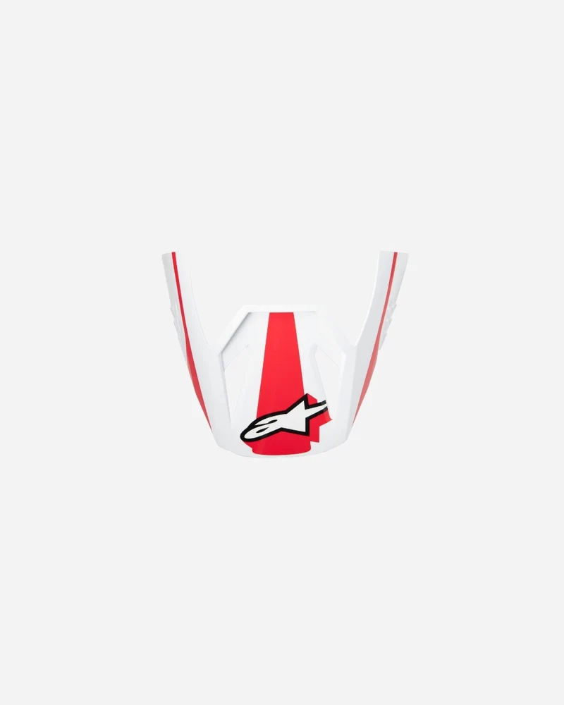Visière Alpinestars Supertech M3 Heatece06 - Rouge/Blanc/Noir Brillant