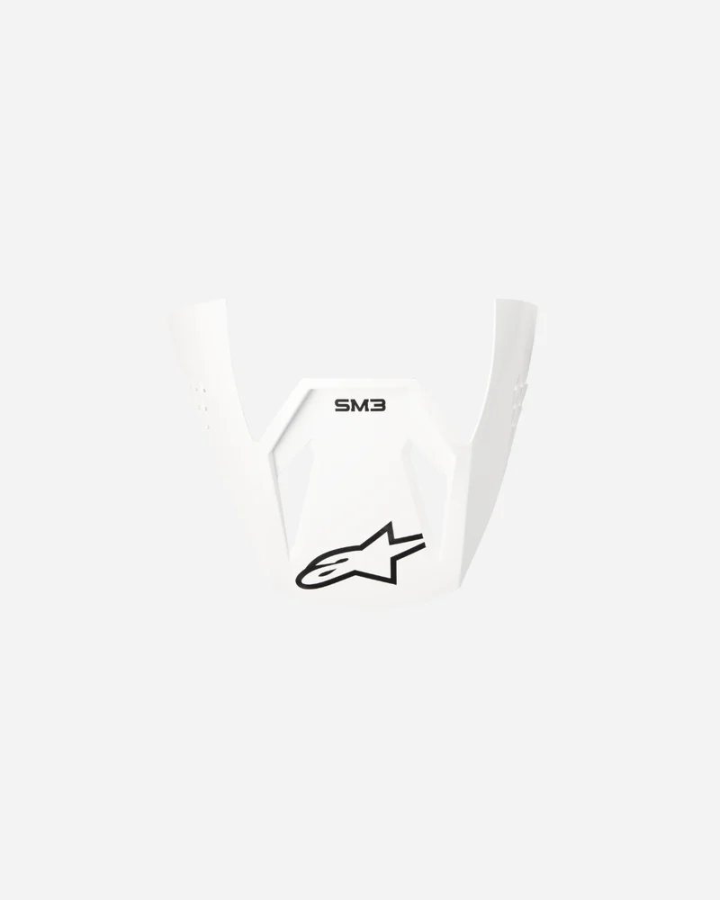 Visière Alpinestars Supertech M3 Solidece06 - Blanc Brillant