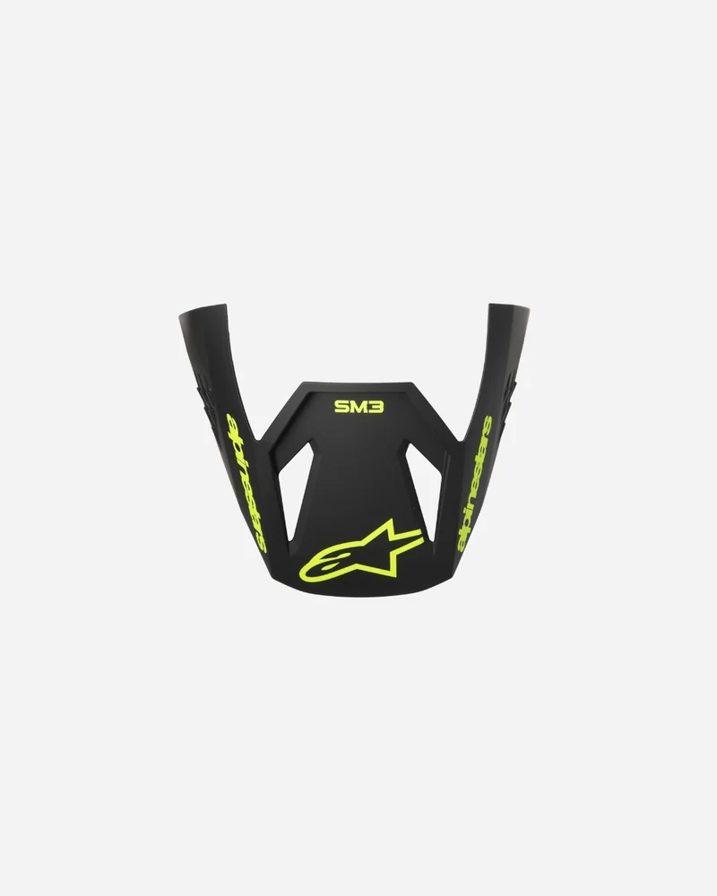 Visière Alpinestars Supertech M3 Radiumece06 - Gris/Noir/Jaune Fluo Mat