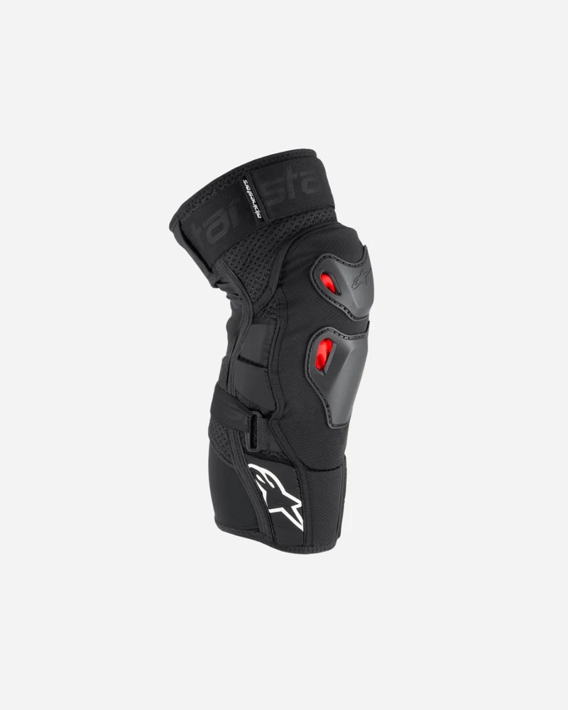 Genouillères Alpinestars Bionic Pro Plasma - Noir/Rouge/Blanc