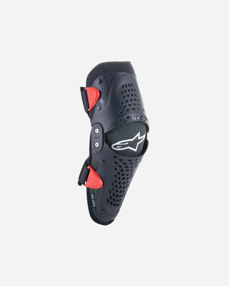 Genouillères enfant Alpinestars Sx-1 - Noir/Rouge