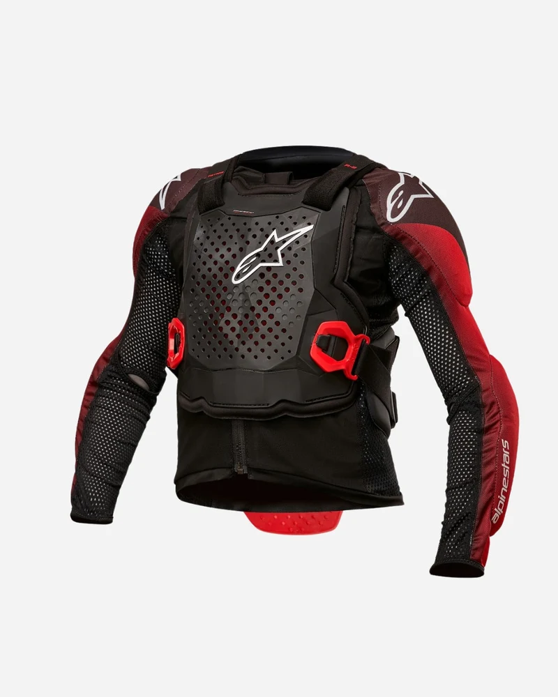 Veste de protection enfant Alpinestars Bionic Tech - Noir/Blanc/Rouge
