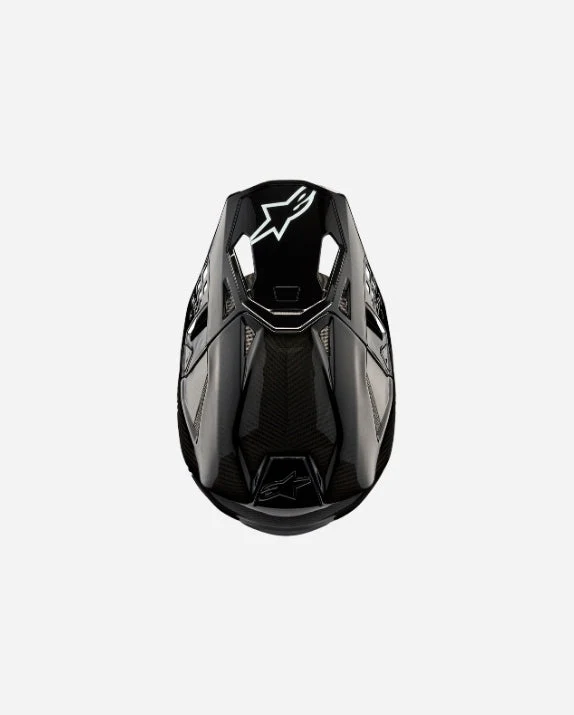 Visière Alpinestars Supertech M10 22.06 - Solid - Noir Brillant Carbone