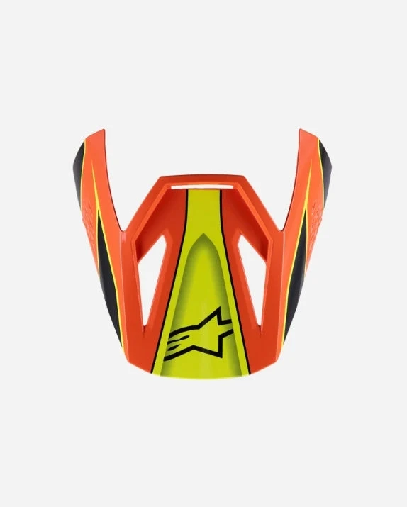 Visière enfant Alpinestars Supertech M3 Frayece06 - Noir/Orange/Jaune Fluo Brillant