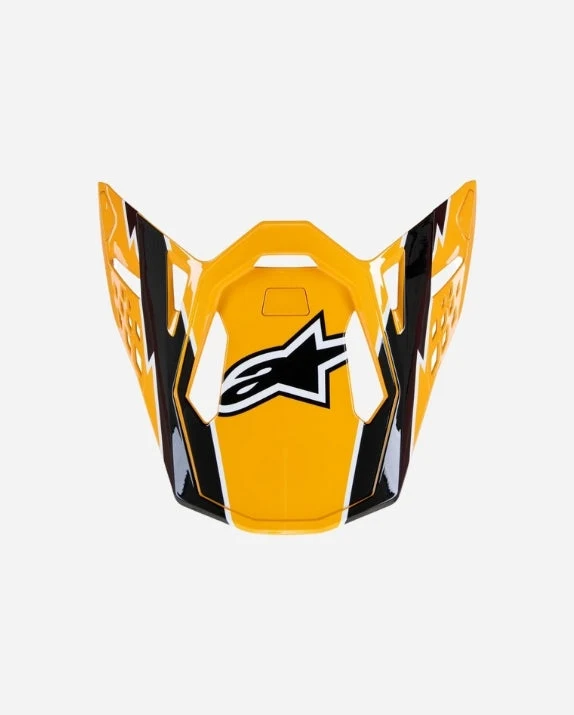 Visière Alpinestars Supertech M10 22.06 - Ampress - Noir/Jaune Brillant