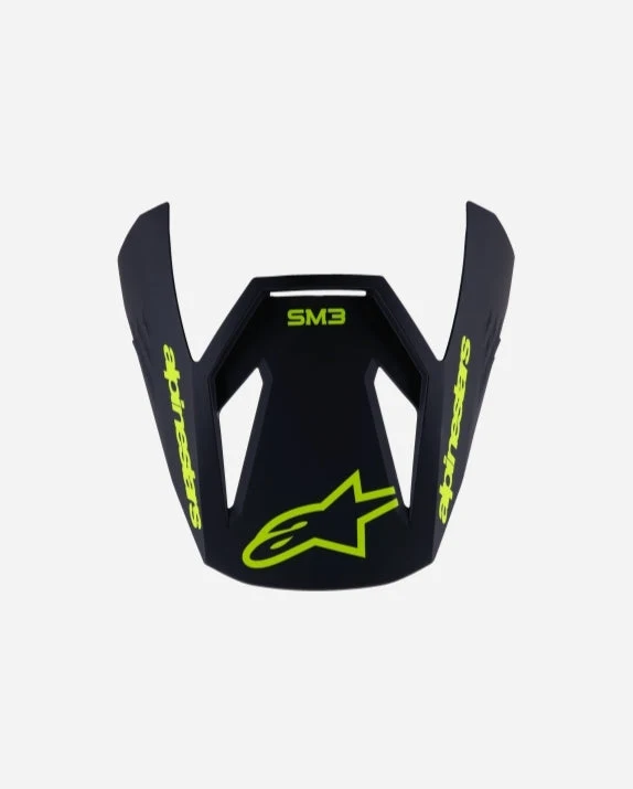 Visière enfant Alpinestars Supertech M3 Radiumece06 - Noir/Jaune Fluo Brillant