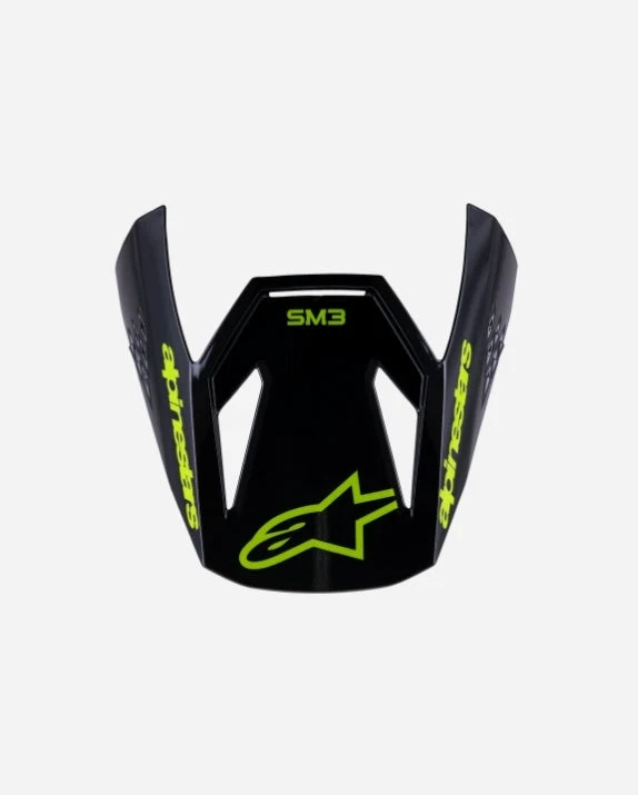 Visière enfant Alpinestars Supertech M3 Radiumece06 - Noir/Jaune Fluo Mat