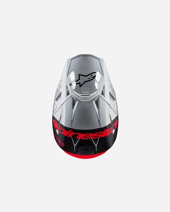 Visière Alpinestars Supertech M10 22.06 - Flood - Bleu métallisé/Bleu moyen/Noir carbone M&G