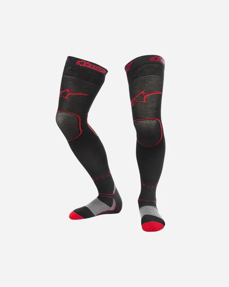 Chaussettes longues Alpinestars Tech Thick - Noir/Rouge